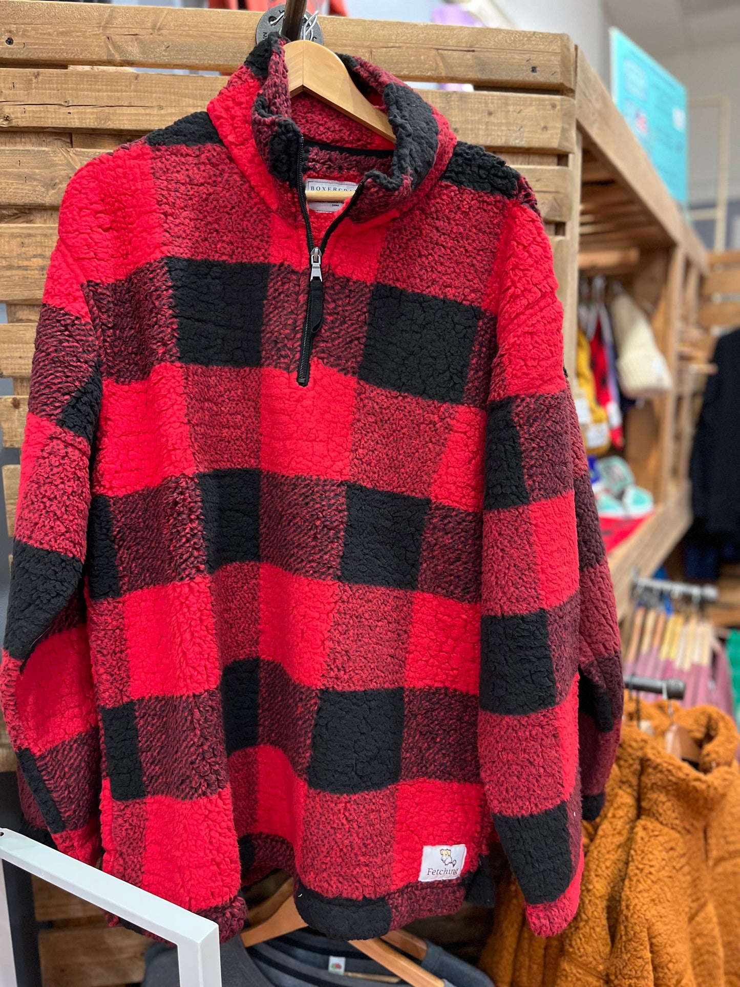 Buffalo Plaid 1/4 Zip