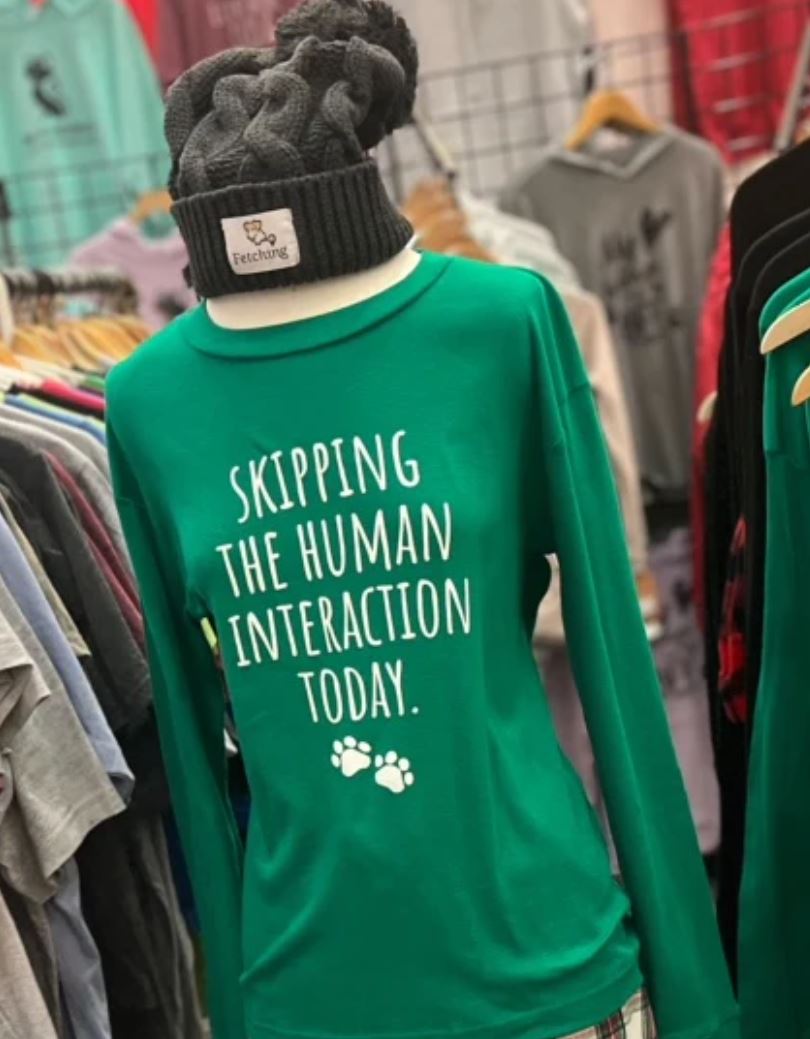 Skipping the Human Interaction long sleeve