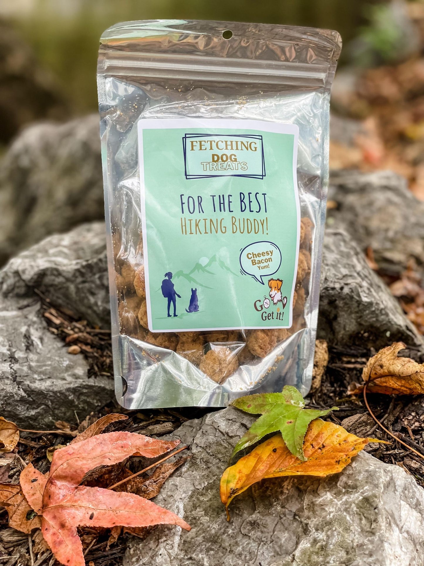 Giftable Fetching Dog Treats for the outdoor lover! And with 20% of profits going to animal rescues, it's the gift that keeps on giving!